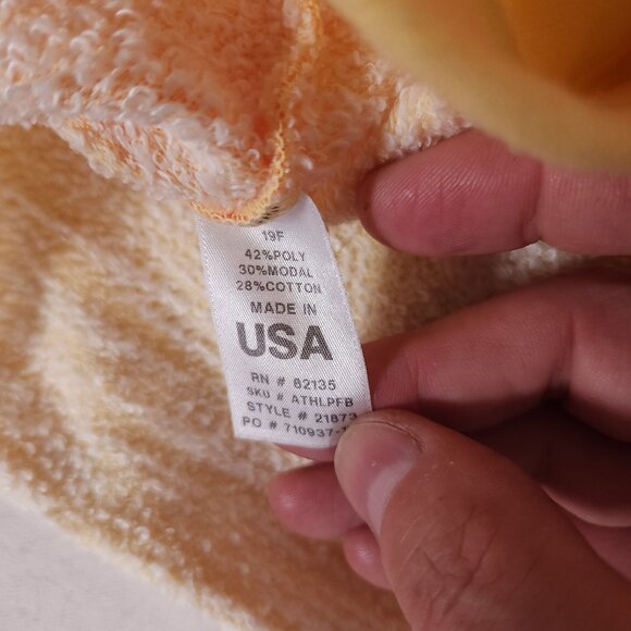 Fresh Produce Floral Terry Lined Soft Sweater Womens Medium Beach Summer USA - Picture 9 of 11